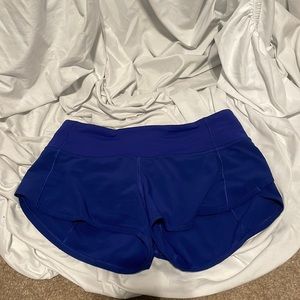 Blue lululemon shorts